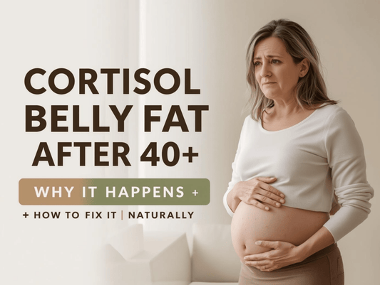 Cortisol Belly Fat: Why Women Over 40 Gain Stubborn Weight (And How to Fix It Naturally) - sereneform